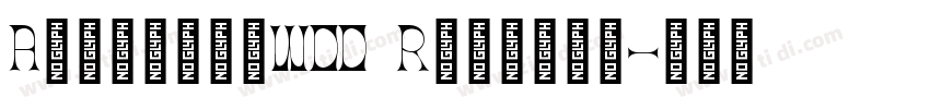 AmoebicaW00 Regular字体转换 AmoebicaW00 Regular字体转换